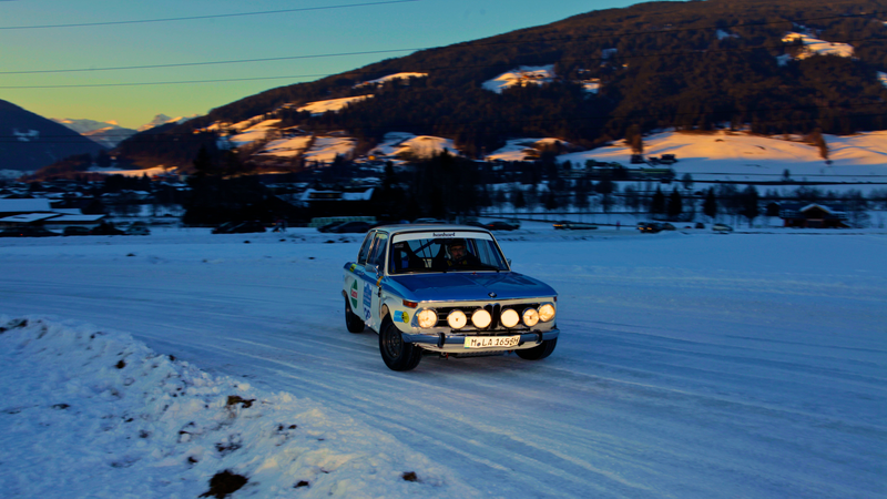 Illustration for article titled BMW Went Ice Racing With A 2002 TI